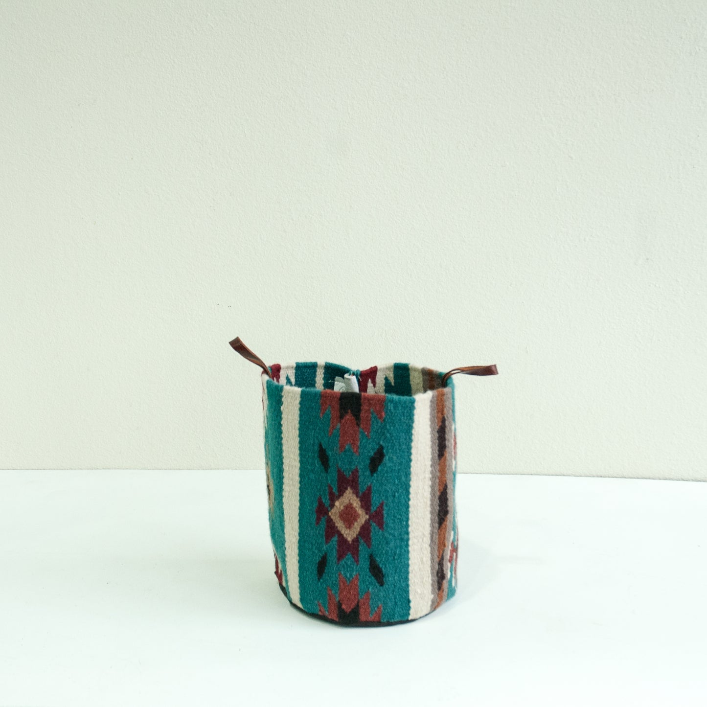 Large Woven Bucket Cortez Pattern