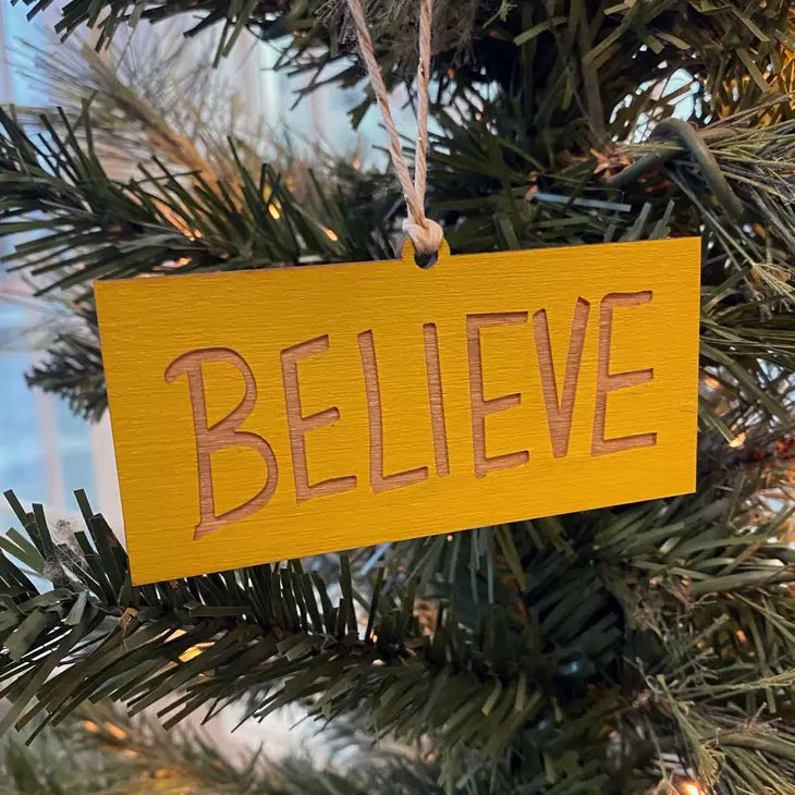 Believe Ornament