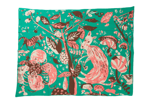 Mushroom Emerald Blanket