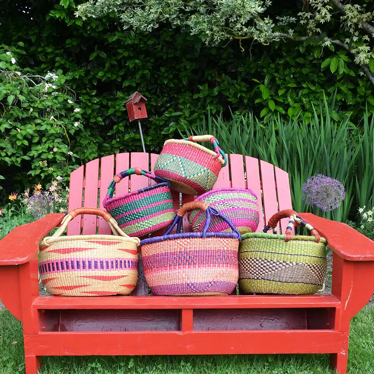 Bolga Farmer's Market Shopper Basket